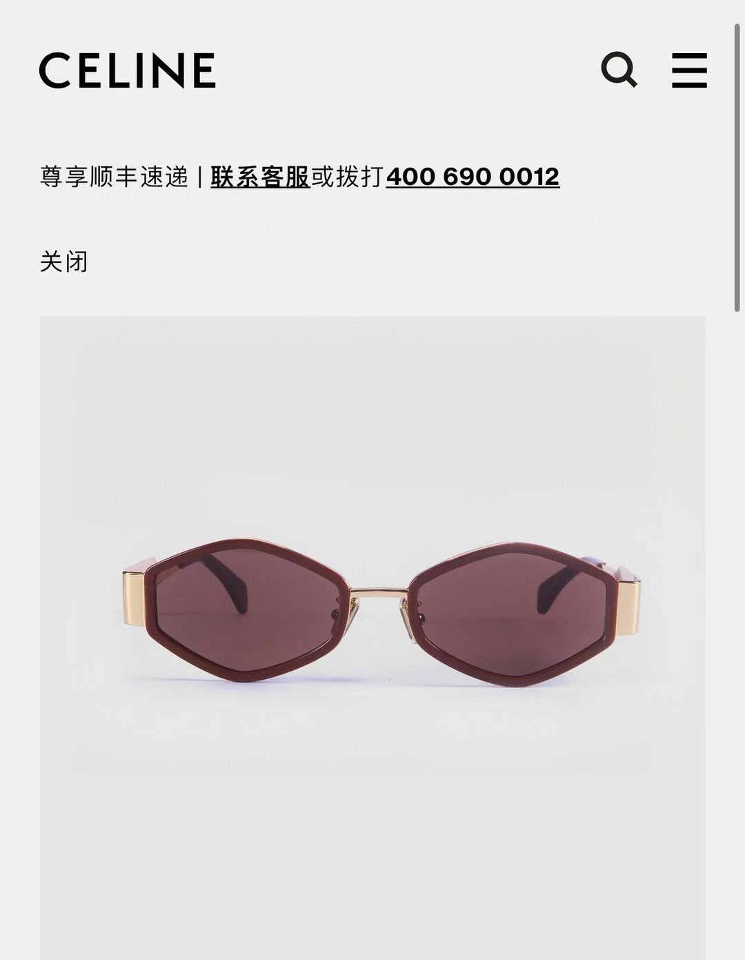  ‼️ 官网图 CELIN*🌟🌟🌟MODELCL40330F🌟🌟🌟SIZE54口21-145🌟🌟🌟