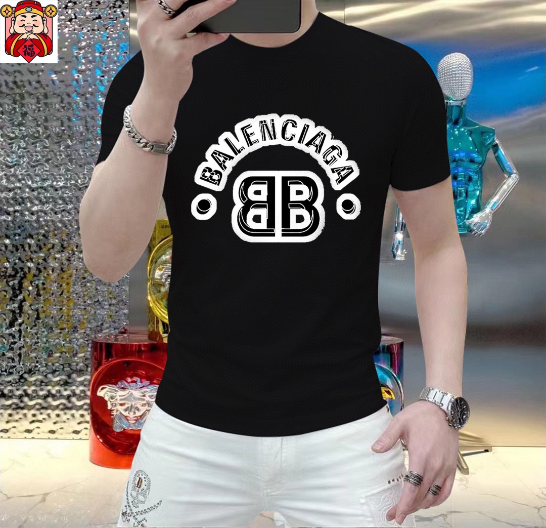Balenciaga 品牌【BALENCIAGA 巴黎世家】(胖子福音) 男士休闲短袖T恤
