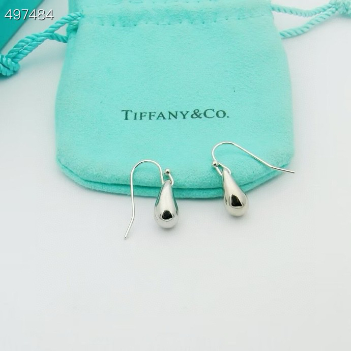 Tiffany & Co. Tiffany 蒂夫尼耳钉 牛角耳勾 各大 著作 欧美范十足 三色耳钉