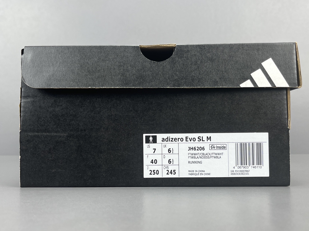  
【GOD版 阿迪】adidas Adizero Evo SL 运动舒适防滑耐磨 低帮跑步鞋 男款 白