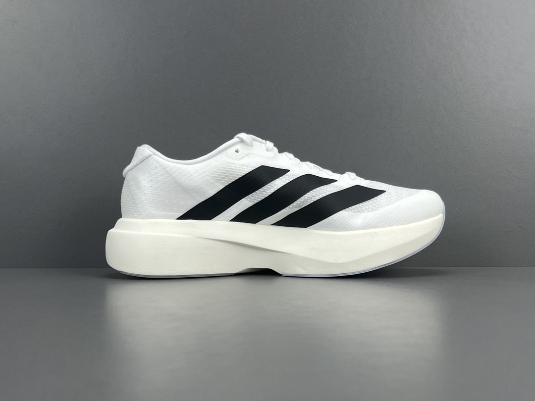  
【GOD版 阿迪】adidas Adizero Evo SL 运动舒适防滑耐磨 低帮跑步鞋 男款 白