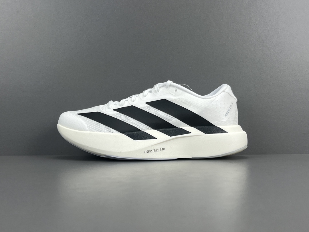  
【GOD版 阿迪】adidas Adizero Evo SL 运动舒适防滑耐磨 低帮跑步鞋 男款 白