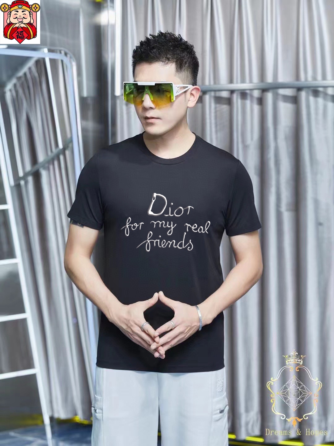 Dior 品牌【DIOR迪奥】(胖子福音) 男士休闲短袖T恤 2025春夏新品