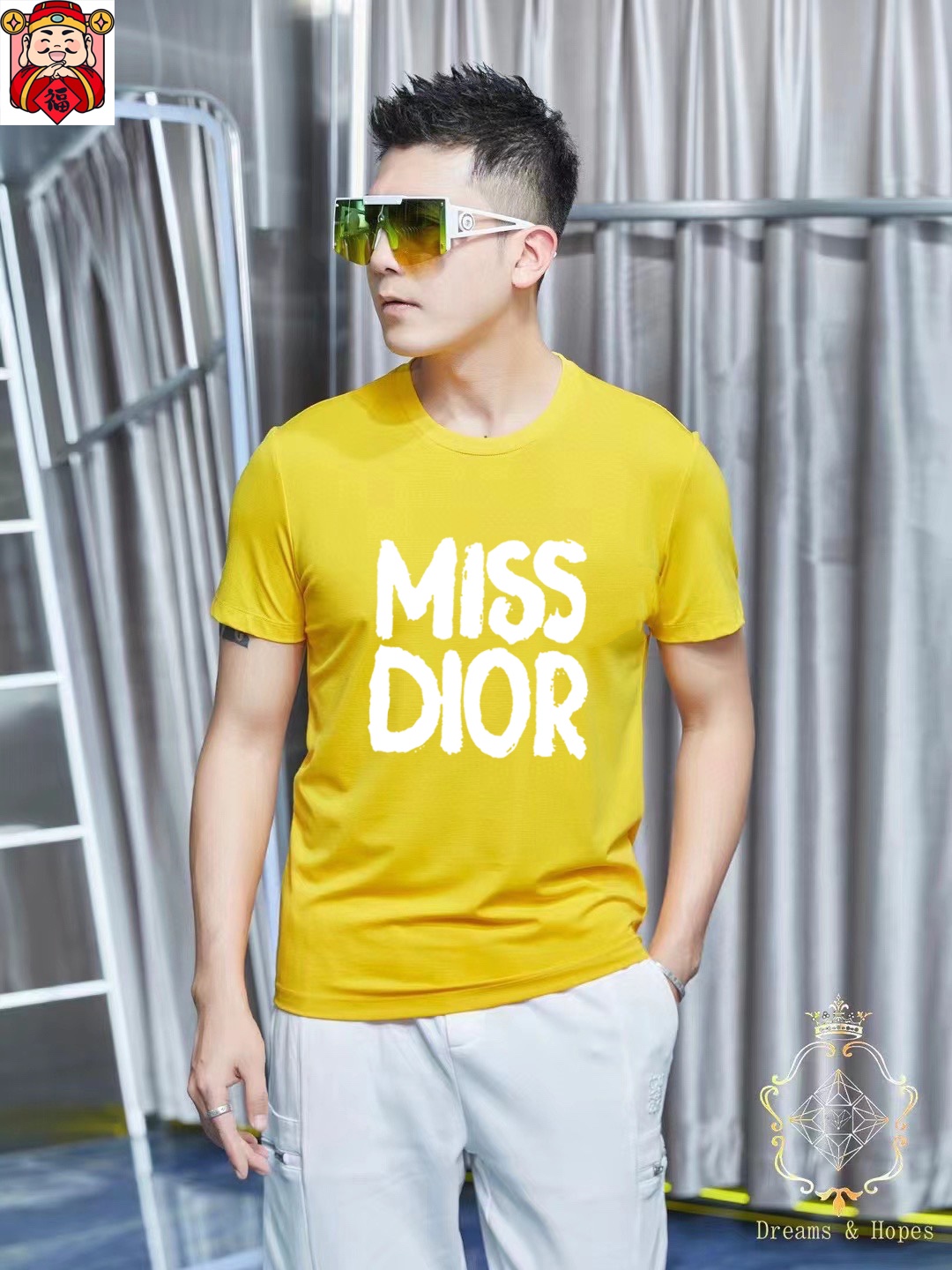 Dior 品牌【DIOR迪奥】(胖子福音) 男士休闲短袖T恤 2025春夏新品