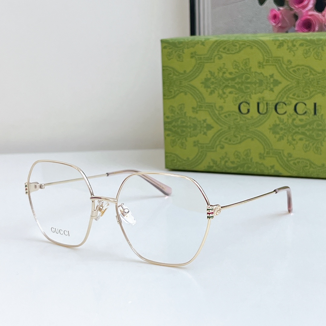  GUCCI
复古金丝简约墨镜
MOD：GG1285SA  
SIZE：60-17-140
🔝🔝
