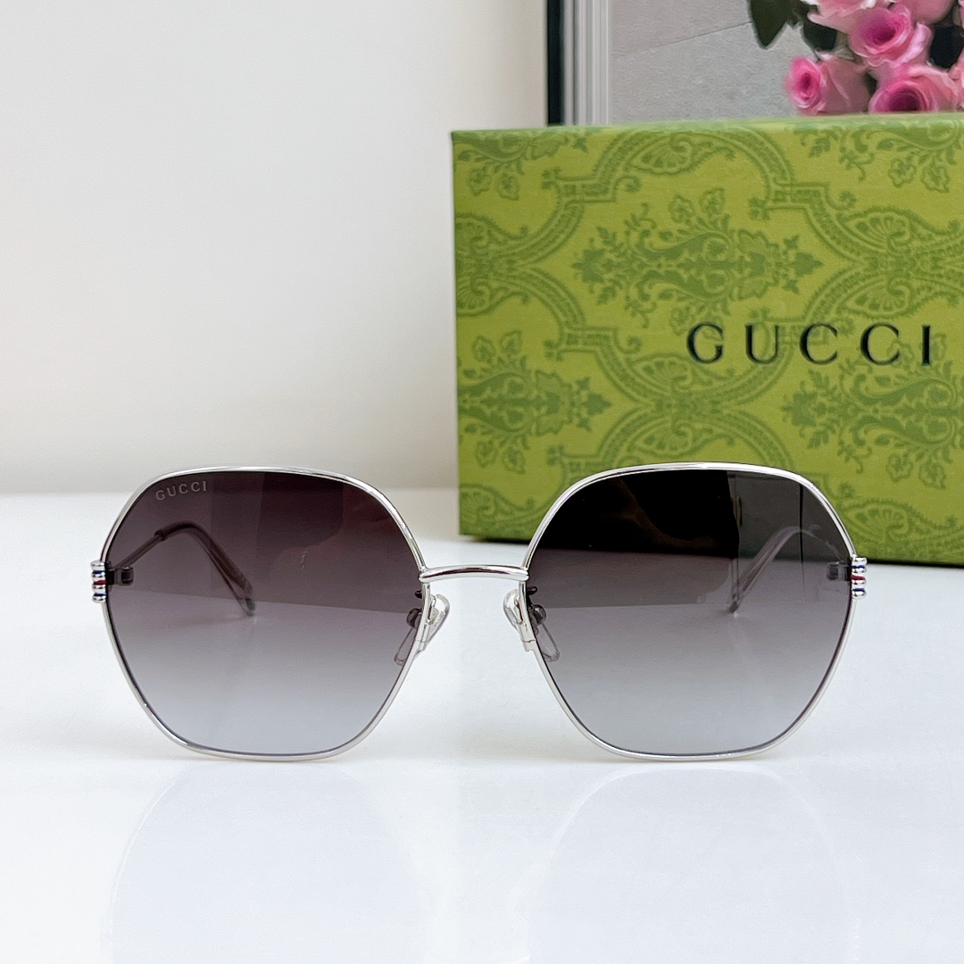  GUCCI
复古金丝简约墨镜
MOD：GG1285SA  
SIZE：60-17-140
🔝🔝