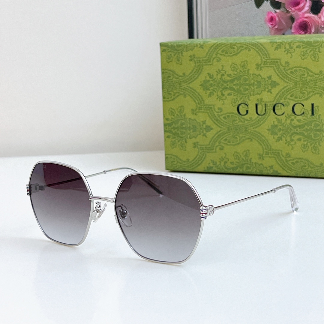  GUCCI
复古金丝简约墨镜
MOD：GG1285SA  
SIZE：60-17-140
🔝🔝