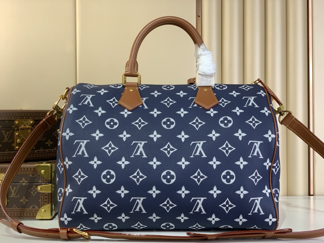 【SPEEDY BANDOULIÈRE40手袋】M24417绿色 M24418蓝色 M24419黄色 M