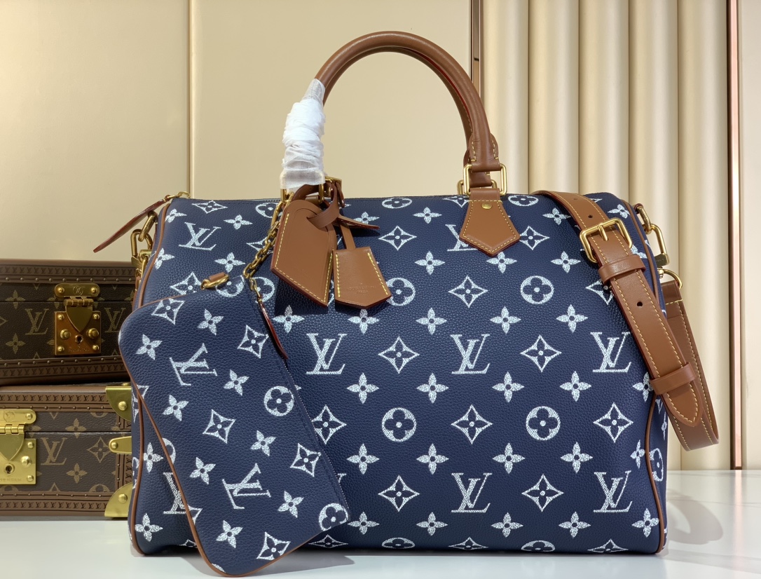 【SPEEDY BANDOULIÈRE40手袋】M24417绿色 M24418蓝色 M24419黄色 M