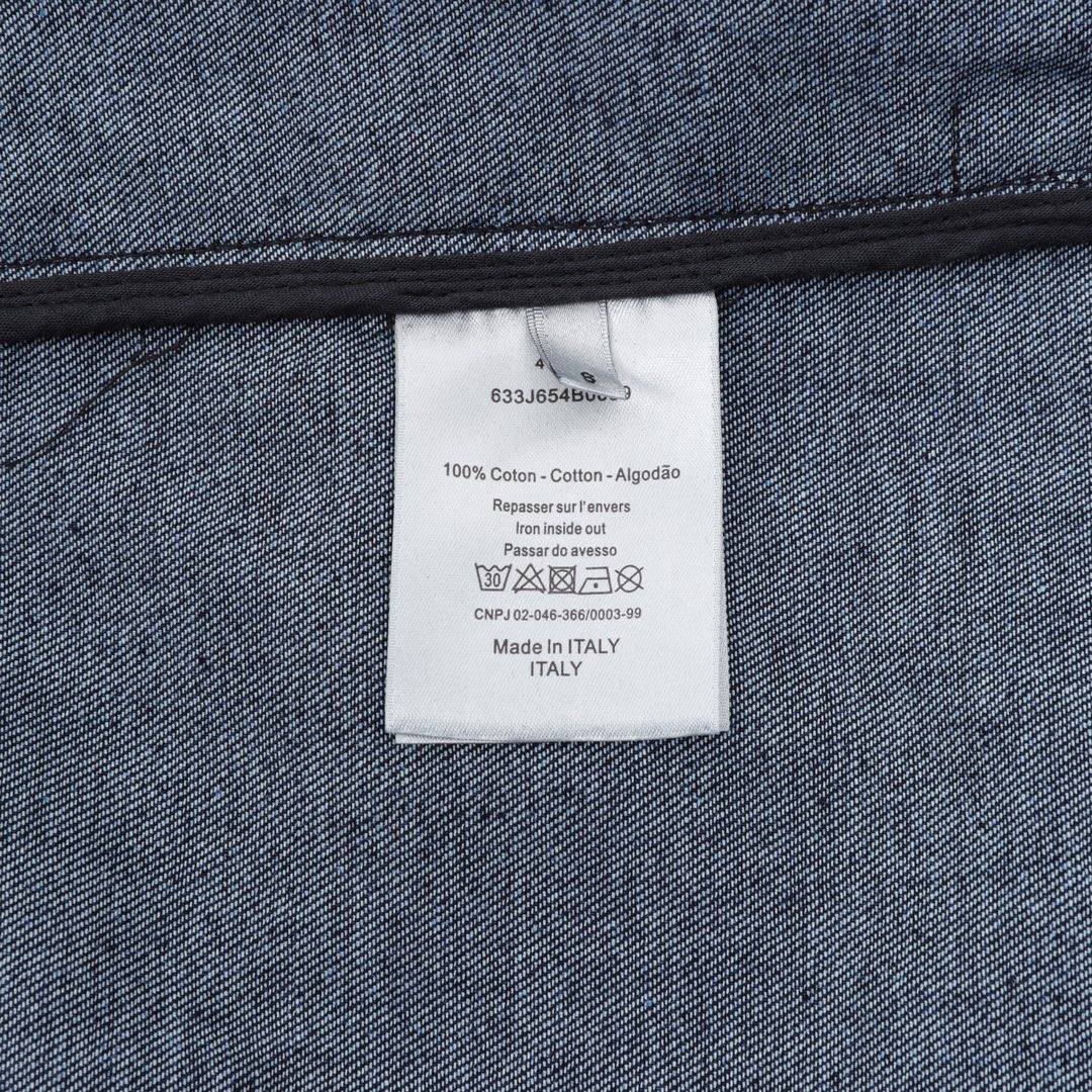 Dior Short Denim con Estampado Oblicuo y Detalle de Logotipo, Edición Limitada 9 i1745843935 9385 7