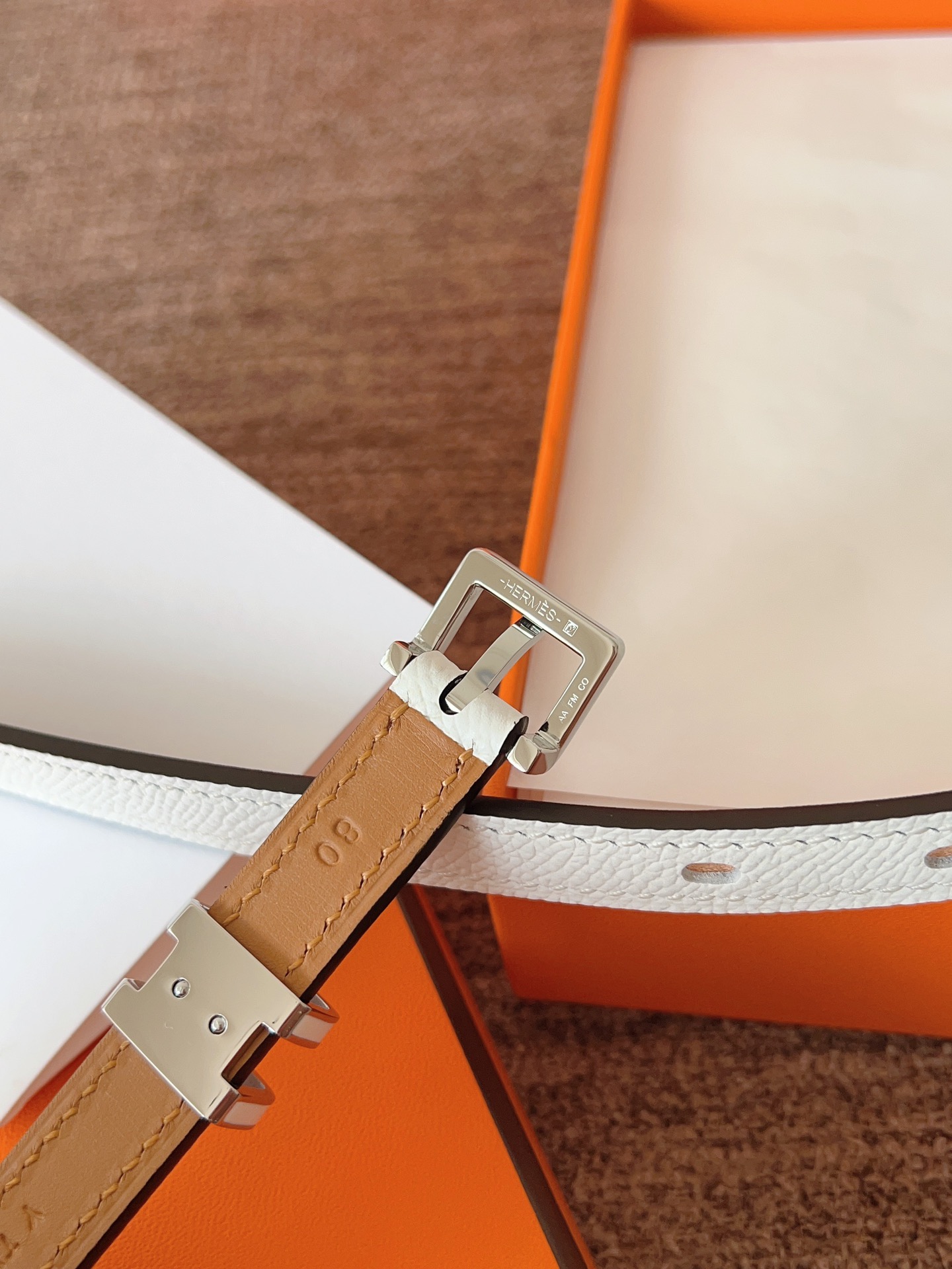 Hermes Women's Pop H Belt - 15mm Width, Steel Buckle, Fashionable Waist Accent 6 i1745852910 3310 5