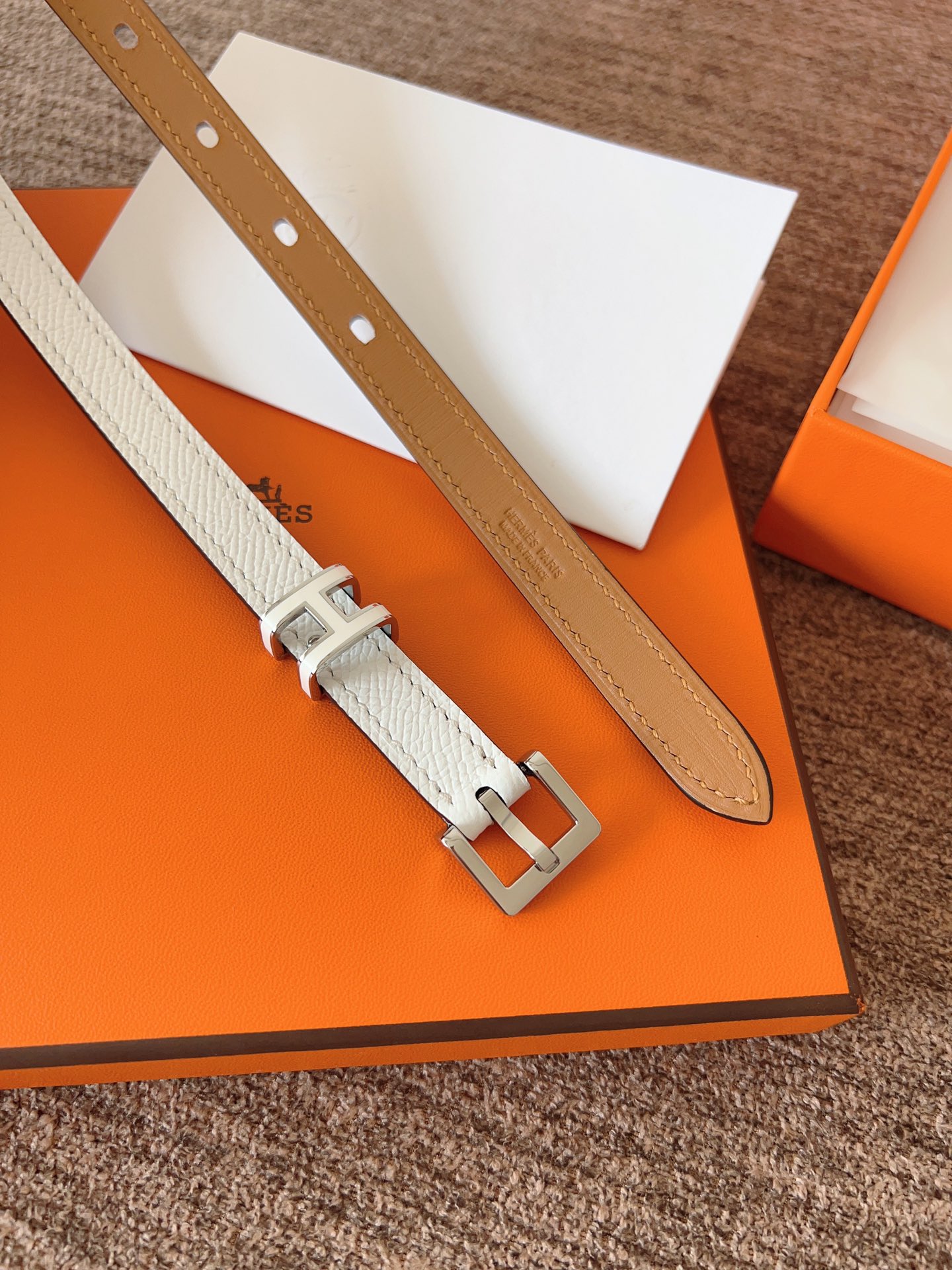 Hermes Women's Pop H Belt - 15mm Width, Steel Buckle, Fashionable Waist Accent 4 i1745852910 3870 3