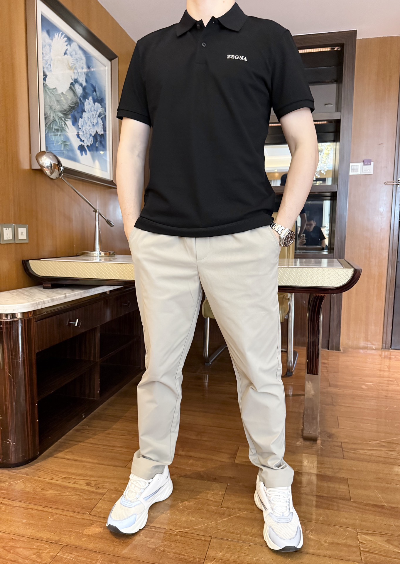 NO:151297,Jenia-2025 counter hot-selling Polo is shipped, and London counter hot-selling items!  Selected Italian imported fine cotton fabrics with simple and elegant designs, the latest brand embroidery on the chest shows the style. You are definitely worthy of having it. Number 48-56 (with Hong Kong Lane Crawford Gift Box Packaging), zegna, alexander wang19860909杰尼亚-2025专柜爆款Polo出货 伦敦专柜热销单品！精选意大利进口精棉面料搭配简约大方设计,胸前最新的品牌刺绣彰显格调 您绝对值得拥有.码数48-56（配香港连卡佛礼盒包装）,,zegna,alexander wang,Men's clothing