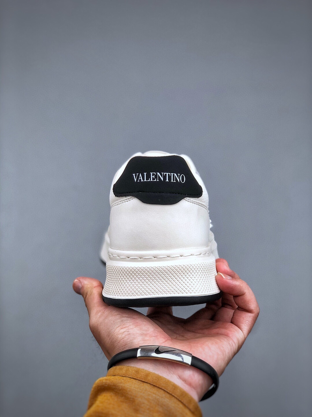 Valentino Rockstud Untitled White Leather Sneakers - Iconic Stud Detail 4 i1745858539 9663 2