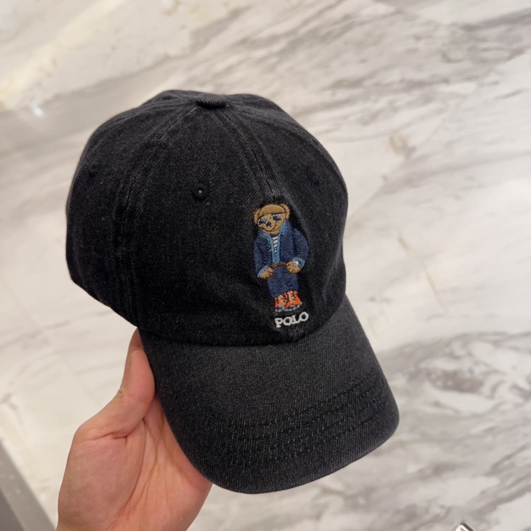 

保罗 POLO经典刺绣牛仔棒球帽，太阳帽，4D刺绣，精工细做缝制而成！休闲时尚 郊外运动，假日外出少