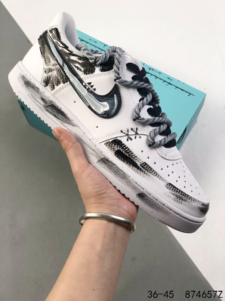 Nike Court Vision Low Custom Graffiti Sneakers - Comfort and Style 3 i1745863788 3960 1