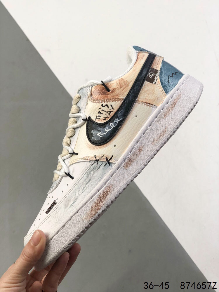 Nike Court Vision Low Custom Graffiti Sneakers - Comfort and Style 10 i1745863788 4758 8