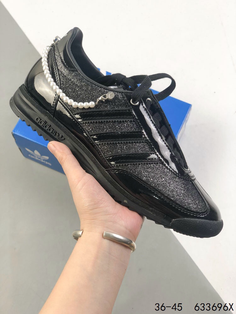 Adidas Wales Bonner x SL 72 OG Black Sneakers Retro Low-Top Shoes