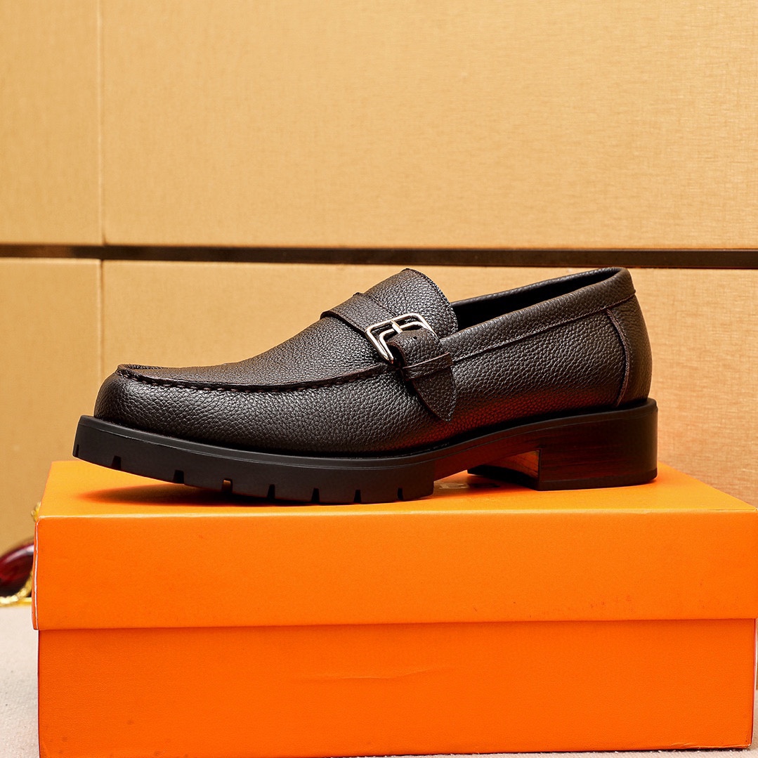 Hermes Leather Loafers with Buckle Detail - Premium Quality & Comfort 5 i1745889498 6682 3