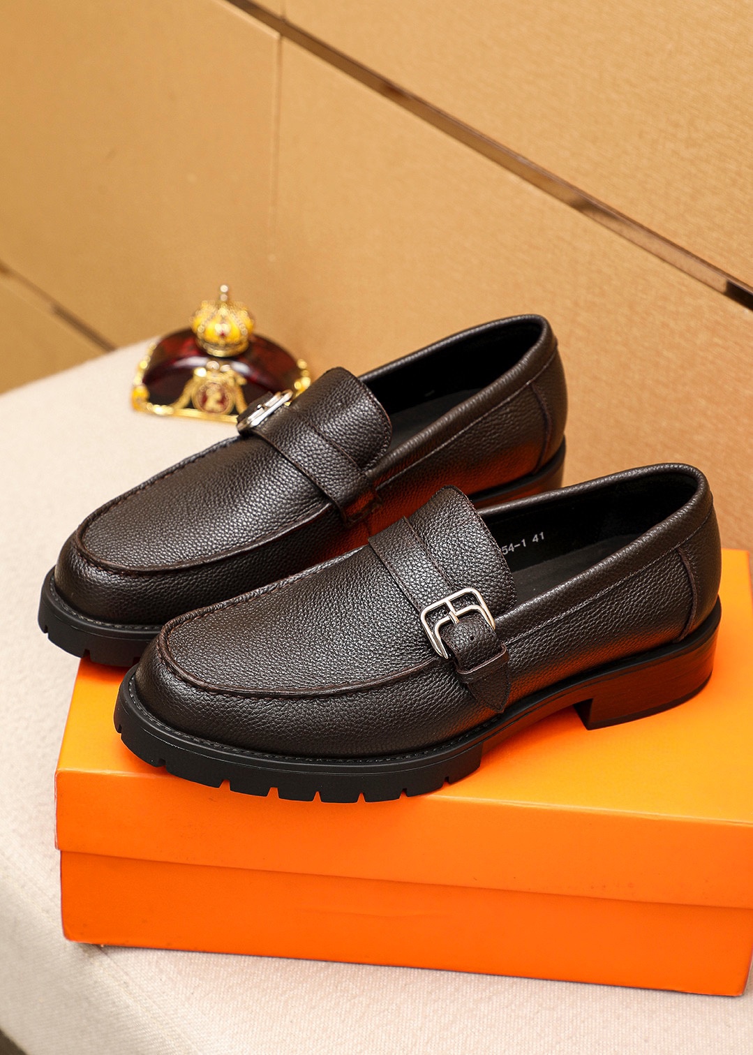Hermes Leather Loafers with Buckle Detail - Premium Quality & Comfort 3 i1745889498 7474 1