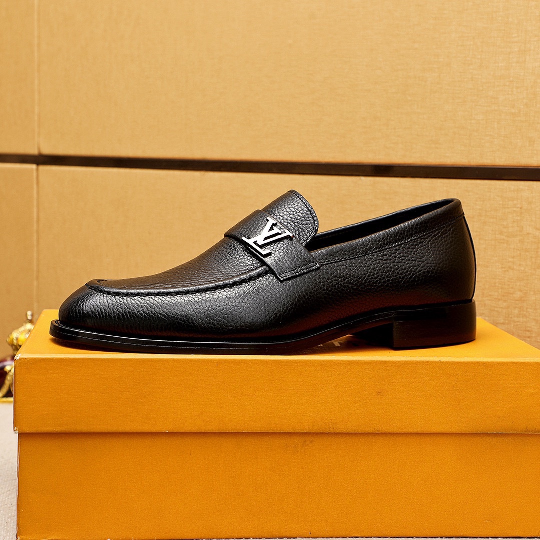 Louis Vuitton Leather Loafers for Men, Black, Sizes 38-44 5 i1745890383 2101 3