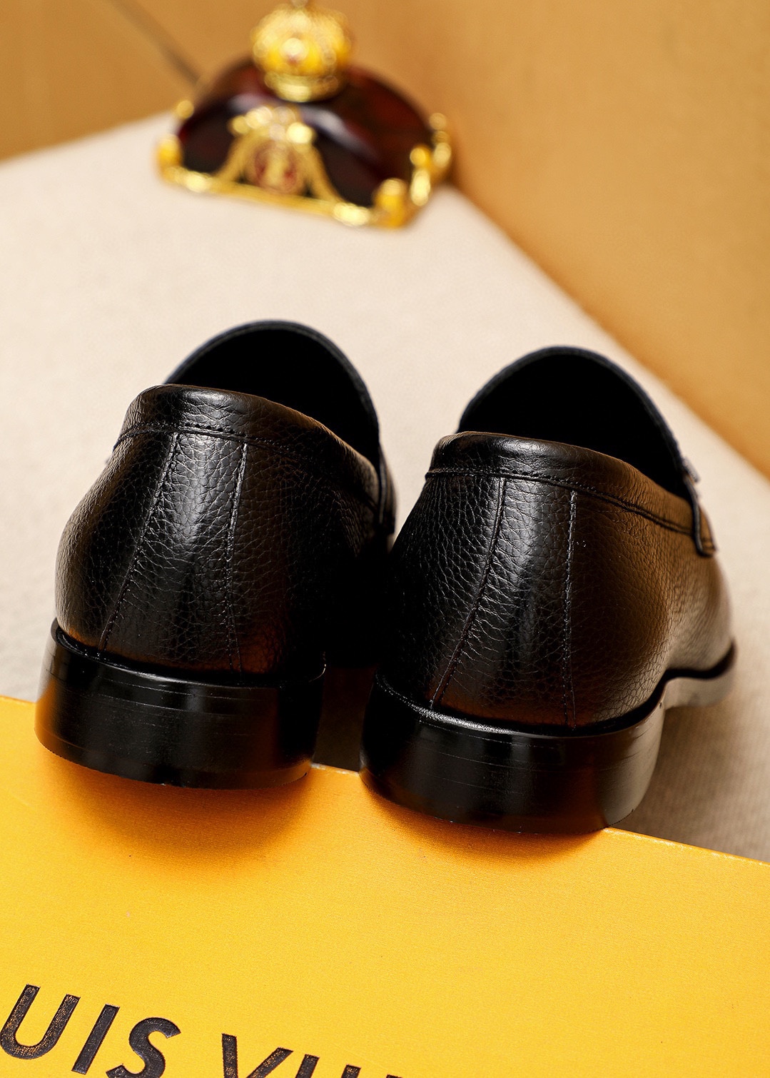Louis Vuitton Leather Loafers for Men, Black, Sizes 38-44 9 i1745890383 679 7