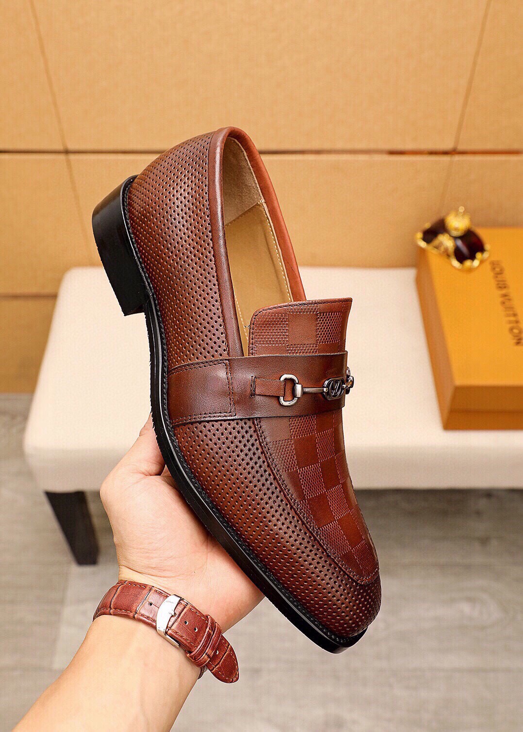 Louis Vuitton Leather Loafers for Men - Brown, Luxurious & Comfortable 7 i1745890469 2334 5