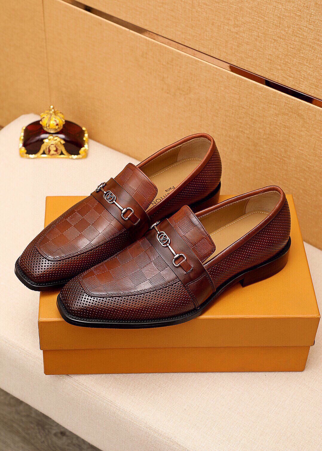 Louis Vuitton Leather Loafers for Men - Brown, Luxurious & Comfortable 4 i1745890469 2393 2