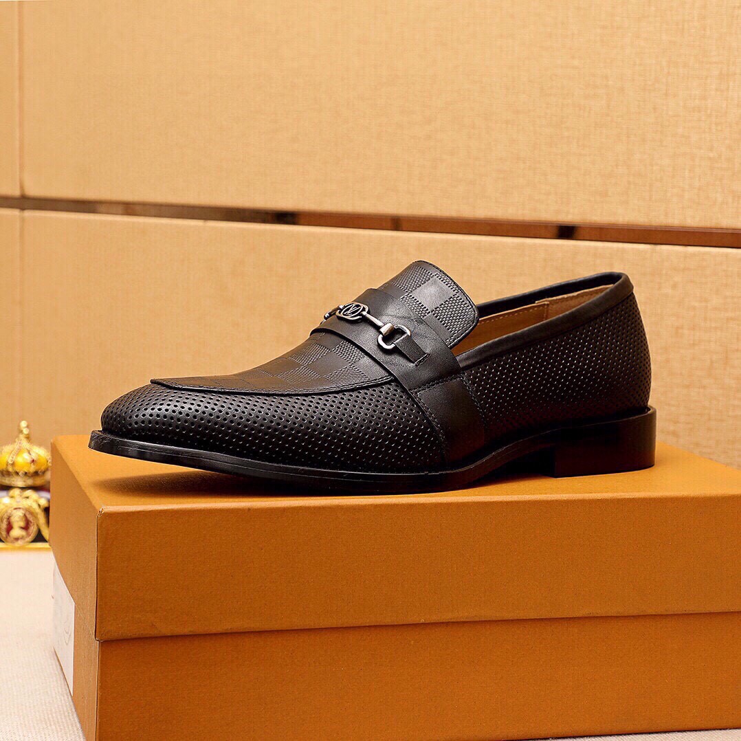 Louis Vuitton Leather Loafers for Men, Luxury Designer Shoes Size 38-44 5 i1745890508 3391 3