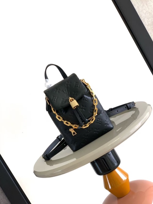 Louis Vuitton Coussin Backpack Mini Monogram Leather Black, 20 x 15 cm 1 Louis Vuitton Coussin Backpack Mini Monogram Leather Black, 20 x 15 cm