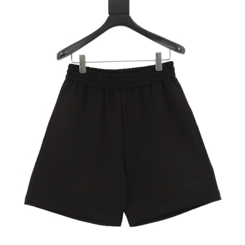 Gucci Embroidered Logo Cotton Shorts, Classic Black, Size 46 to 52 1 Gucci Embroidered Logo Cotton Shorts, Classic Black, Size 46 to 52