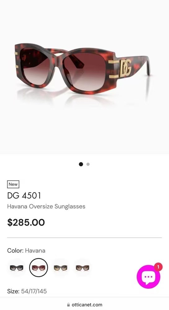  ‼️DOLCE & GABBAN*🌟🌟🌟MODEL：DG4501 🌟🌟🌟SIZE54口17-145🌟🌟