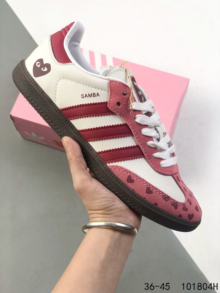 Adidas Samba Vegan OG CDG Play Low-Top Sneakers - Samba Dance Series