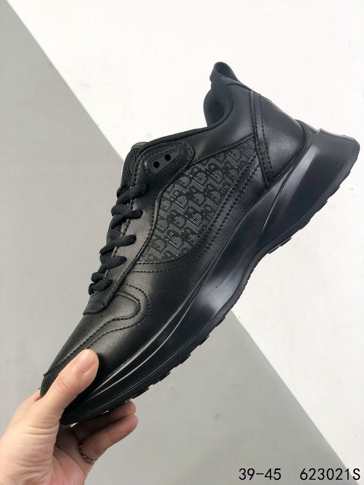 Dior B25 Runner Sneakers: Navy Blue Leather, Oblique Print, Comfortable Upgrade 10 i1745932691 4320 8
