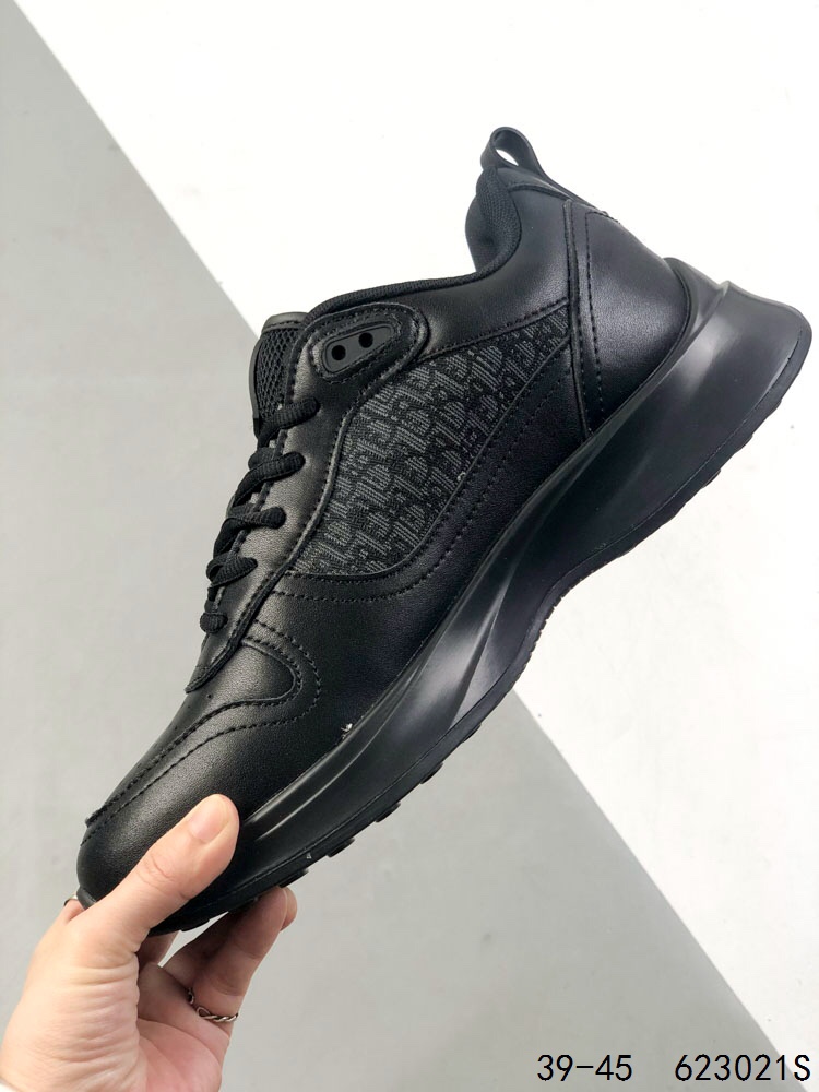 Dior B25 Runner Sneakers: Navy Blue Leather, Oblique Print, Comfortable Upgrade 7 i1745932691 4492 5