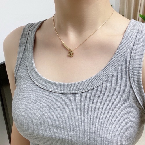 Chanel Stainless Steel Necklace with CC Logo - Timeless Elegance 1 Chanel Stainless Steel Necklace with CC Logo - Timeless Elegance