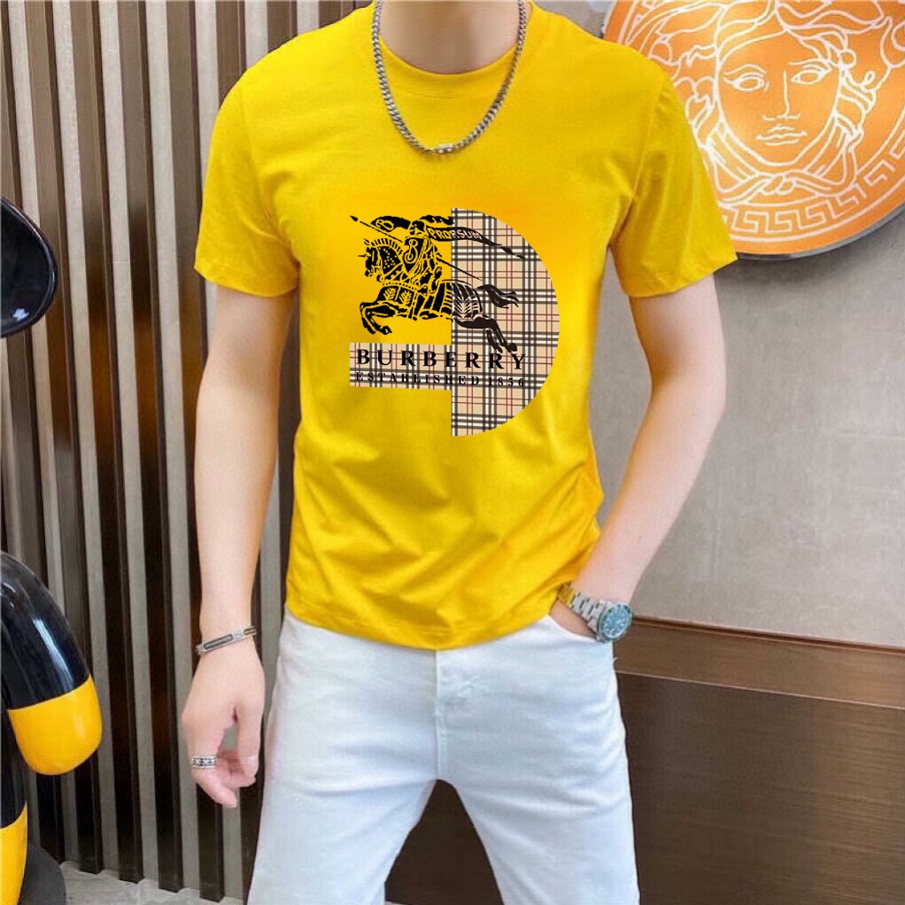 Burberry 品牌【BURBERRY 巴宝莉】(胖子福音) 男士休闲短袖T恤 2025春夏新品