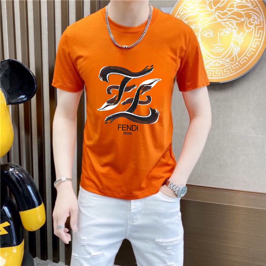 Fendi 品牌【FENDI 芬迪】(胖子福音) 男士休闲短袖T恤 2025春夏新品