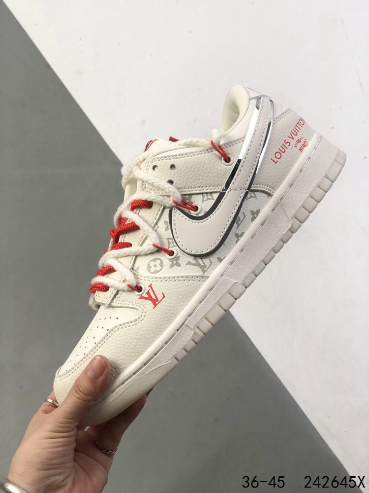 Nike SB Dunk Low Louis Vuitton Sneakers, Retro Low-Top Skateboarding Shoes 9 i1745938441 4255 7