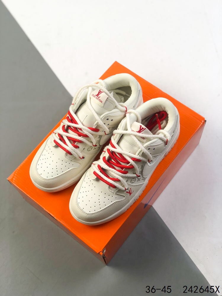 Nike SB Dunk Low Louis Vuitton Sneakers, Retro Low-Top Skateboarding Shoes 5 i1745938441 747 3