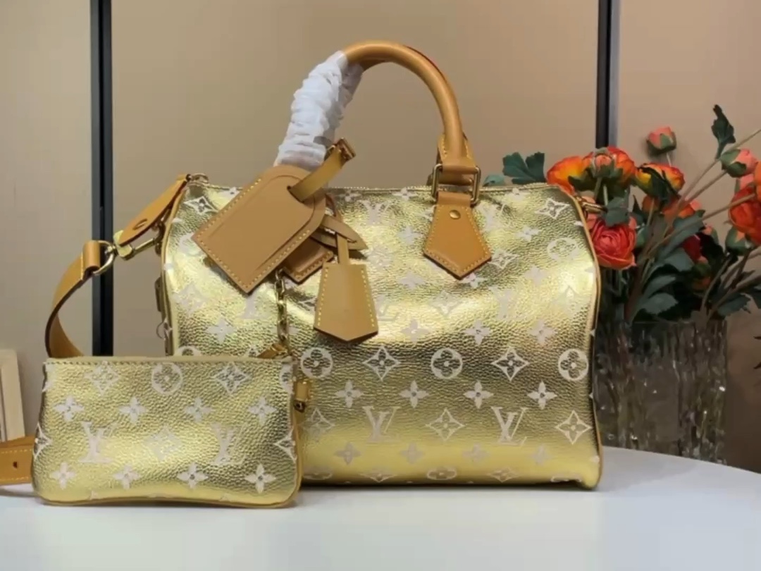 【Speedy P9 Bandoulière 30 手袋】m14077 绿色 m14067 红色...