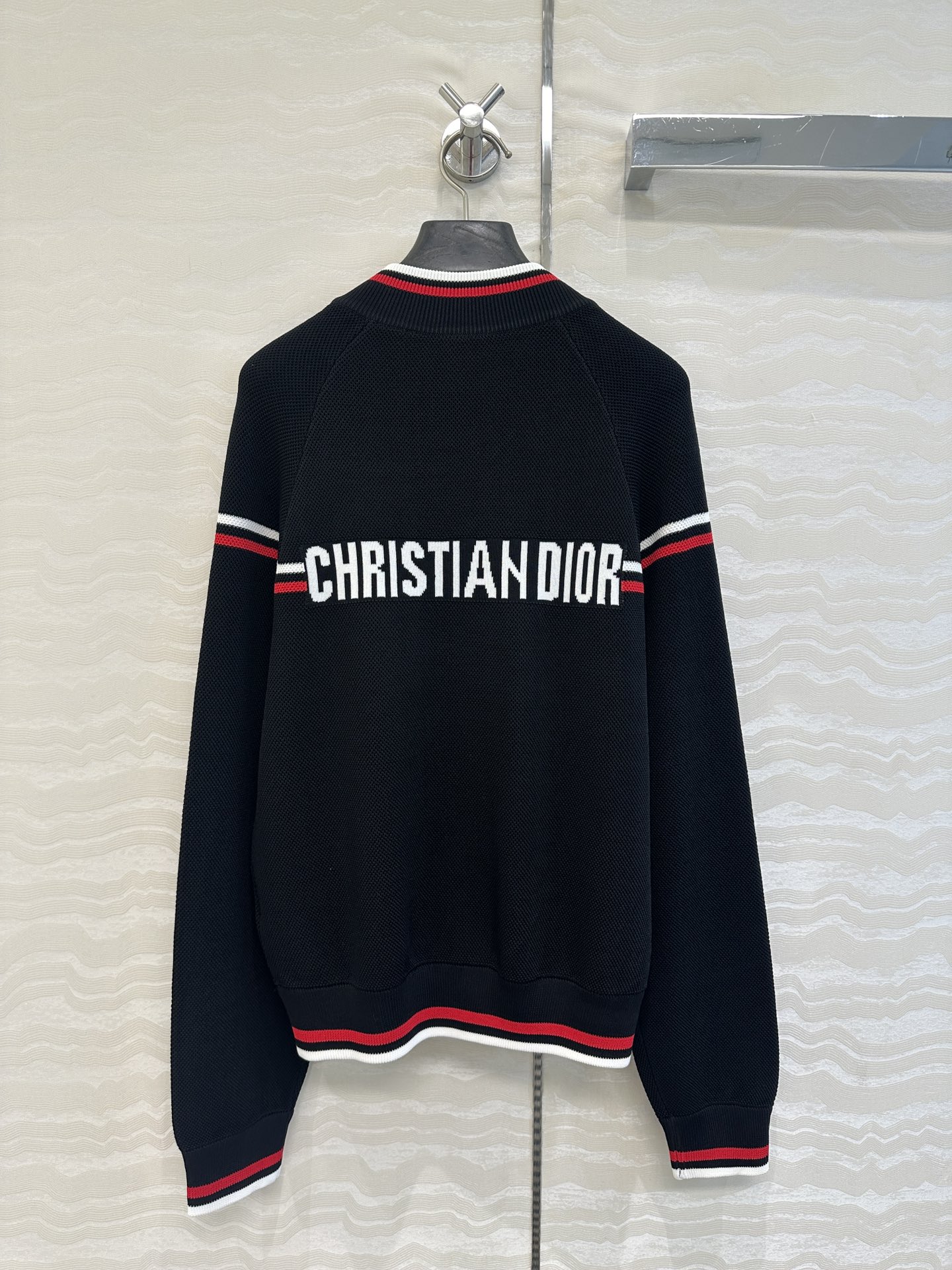 独家首发❤️原单品质，MissD 网球运动风针织🧶拉链夹克外套！气质经典版型百搭不挑人，刺绣CD星星高级