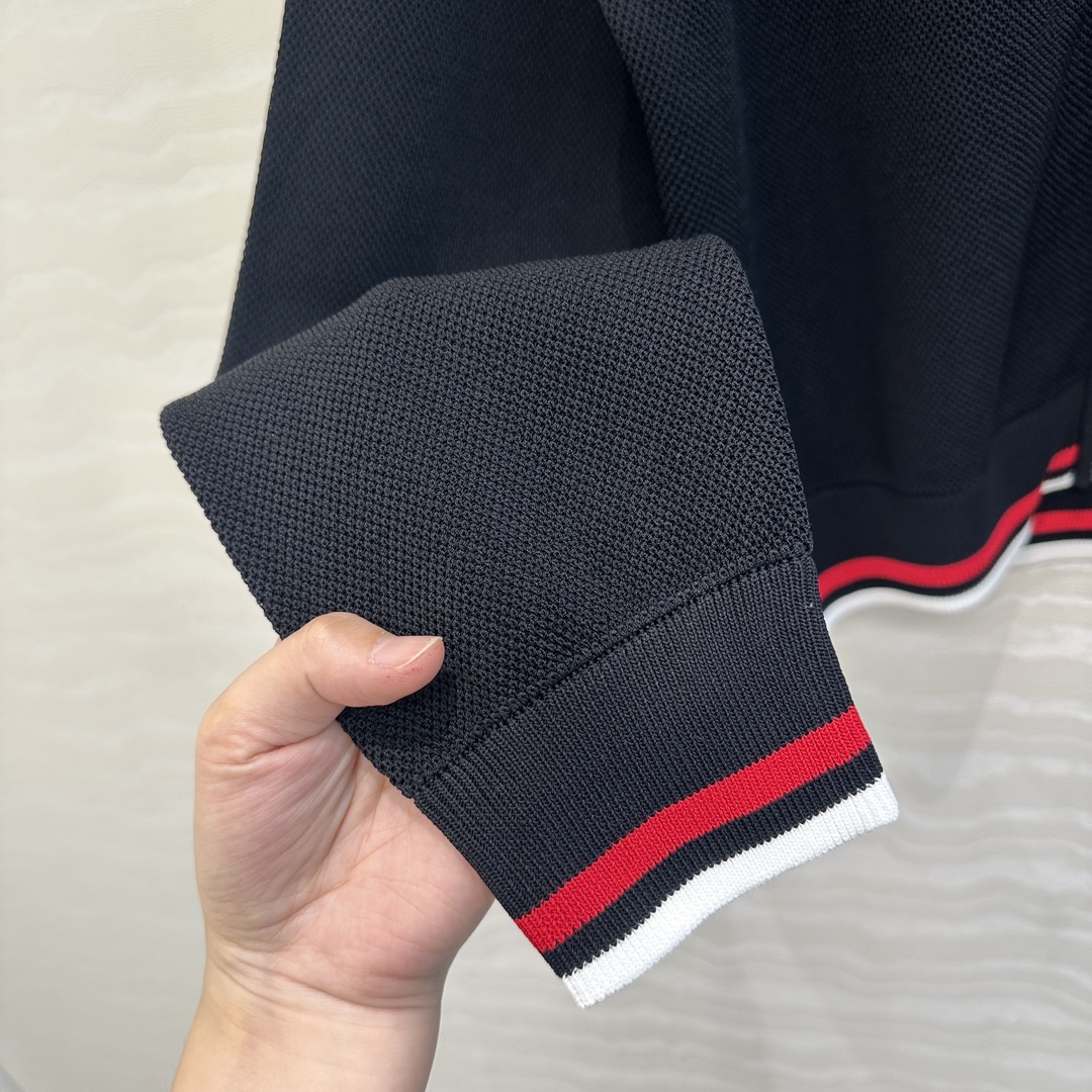 独家首发❤️原单品质，MissD 网球运动风针织🧶拉链夹克外套！气质经典版型百搭不挑人，刺绣CD星星高级