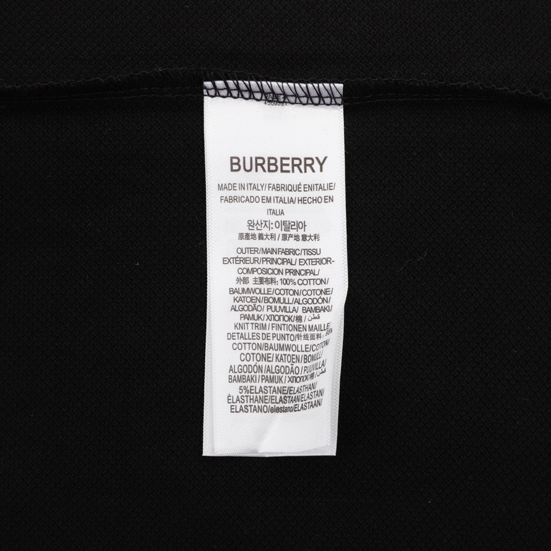 💰80
Burberry/巴宝莉  胸口小刺绣短袖POLO衫
尺码：XS-L
