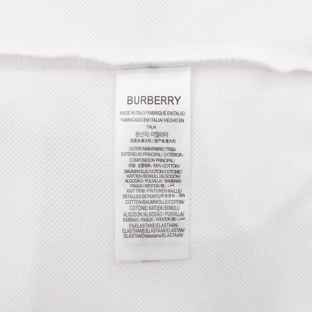 💰80
Burberry/巴宝莉  胸口小刺绣短袖POLO衫
尺码：XS-L