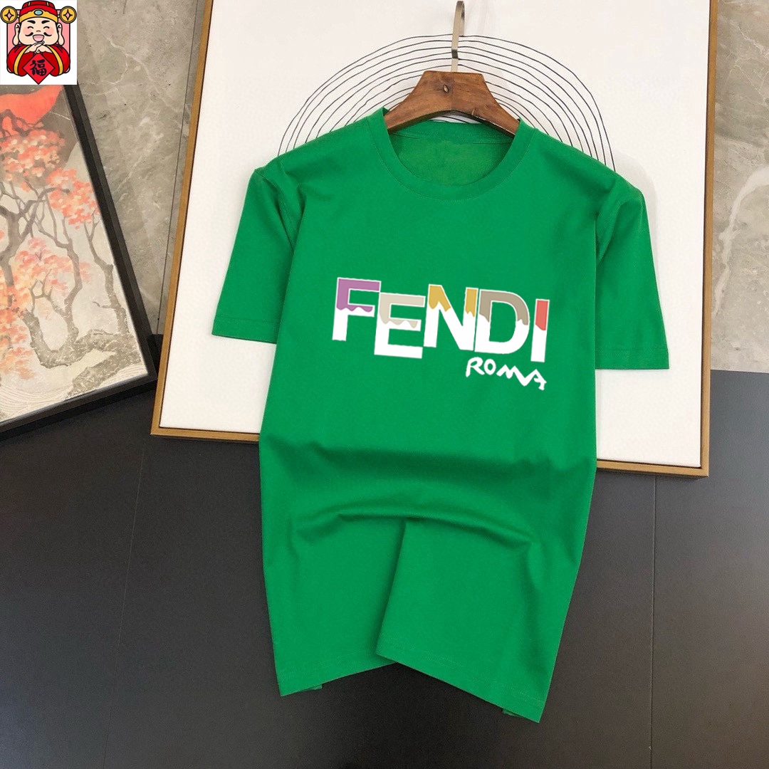 Fendi 品牌【FENDI 芬迪】(胖子福音) 男士休闲短袖T恤 2025春夏新品
