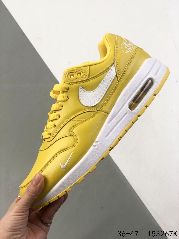 Nike Air Max 1 Retro Yellow Athletic Shoes for Men and Women 7 i1746020841 10 5