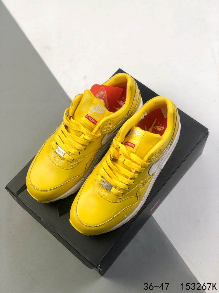 Nike Air Max 1 Retro Yellow Athletic Shoes for Men and Women 3 i1746020841 6770 1