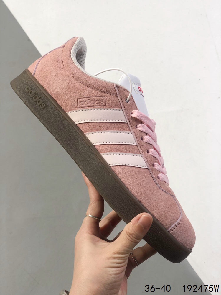 Adidas Neo VL Court 2.0 Pink Fashion Sneakers, Trendy Casual Shoes 5 i1746021211 3910 3