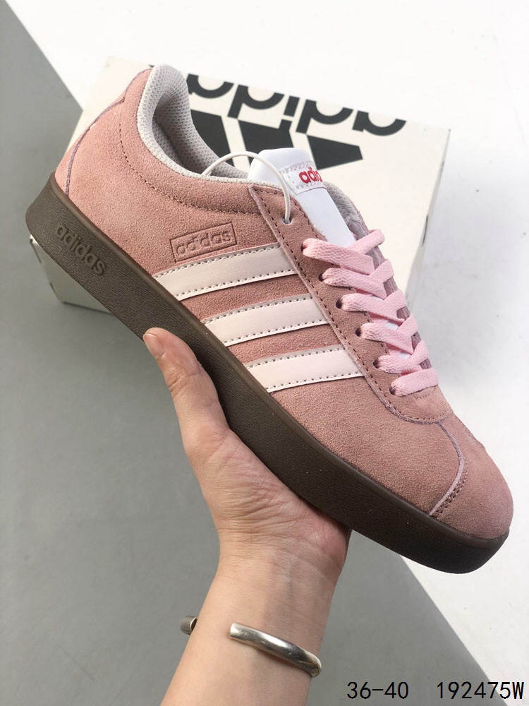 Adidas Neo VL Court 2.0 Pink Fashion Sneakers, Trendy Casual Shoes 2 i1746021211 4300 0
